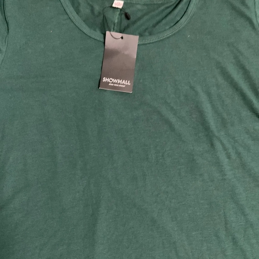 Showmall Hunter Green Women’s Pullover Trapeze Top Size 3X NWT - Picture 6 of 8